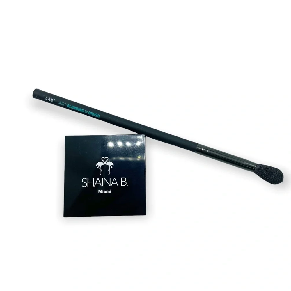 Shaina B. Miami Eyeshadow Duo in Wynwood & Heat + Lab2 Just Blending in Brush